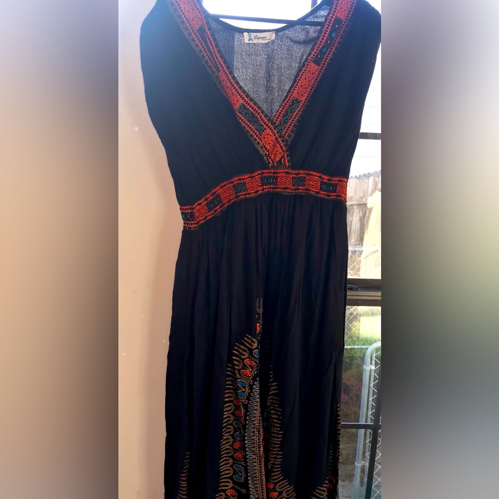Lapogee Beautfil Black Festive Dress Size L